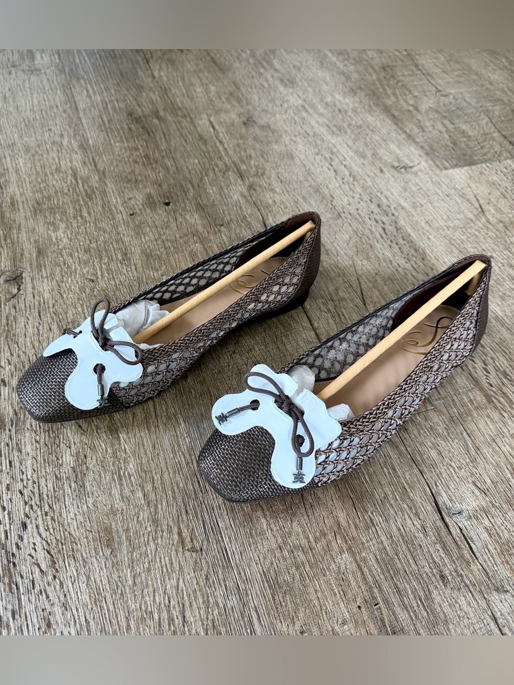 May Ballet Flats - Brown Raffia - Picture 5 of 7